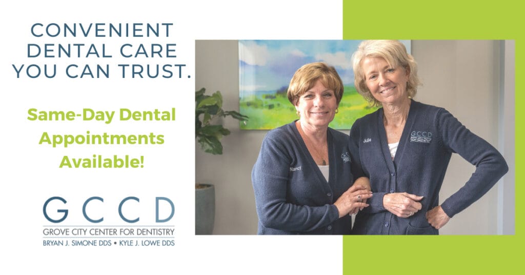 The Grove City Center for Dentistry Same Day Dental Appointments Facebook Ads
